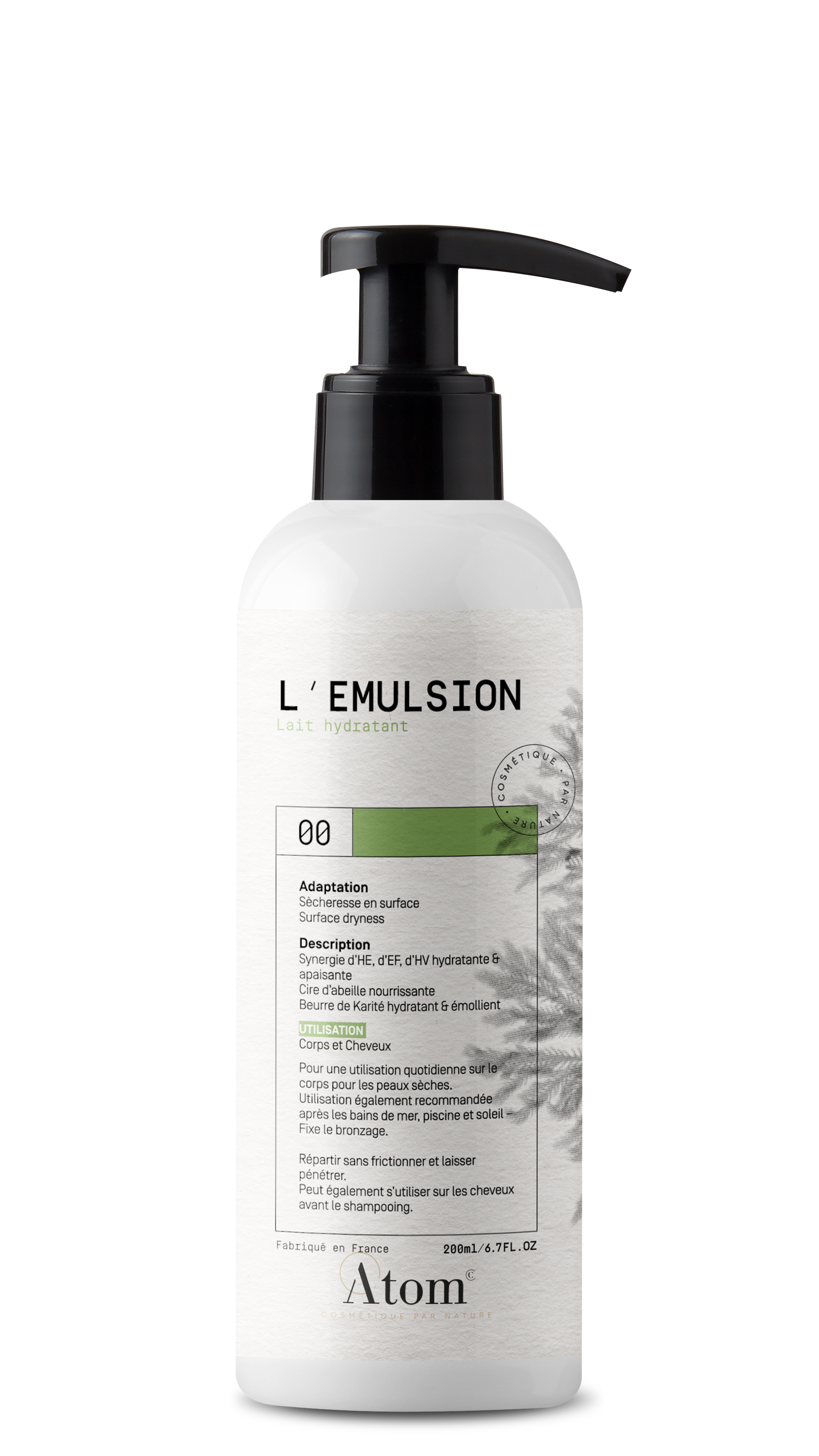Emulsion- Lait Hydratant - Atom